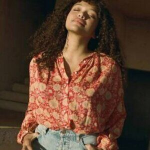 Doen Jane Blouse Desert Blooms xs